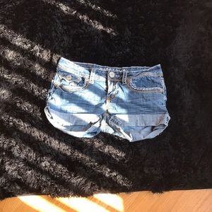 Blue jeans shorts